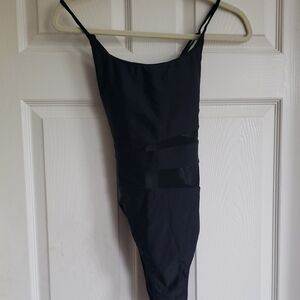 Summersalt Black One-Piece Swimsuit with Scoop Neckline